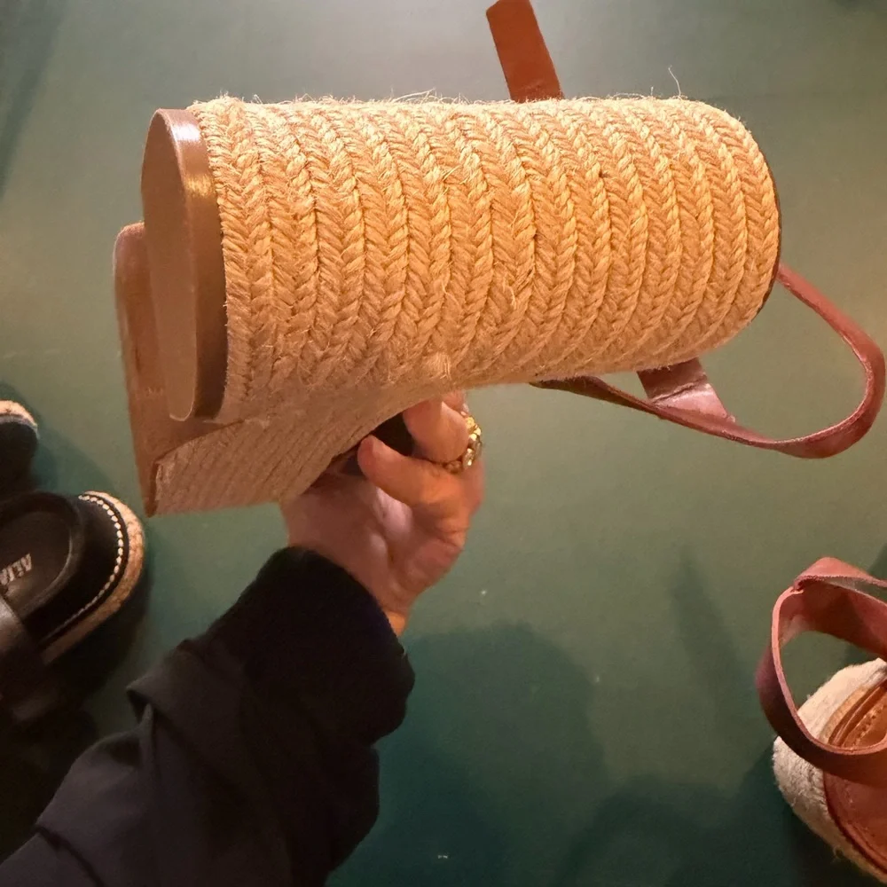 Marc Fisher Tan Espadrille Wedges - Picture 4 of 4